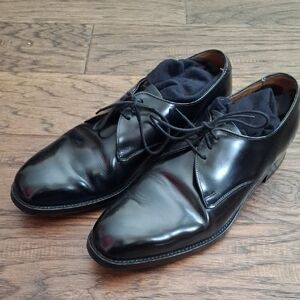 Dacks Mens Black Dress Shoes